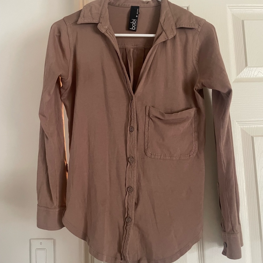 Bobi Long Sleeve Button-Up Shirt
